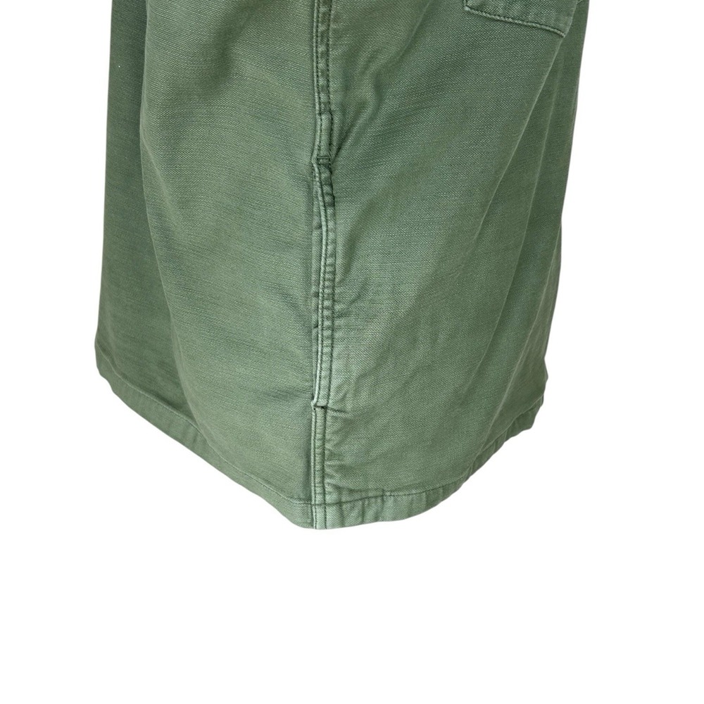 Faherty Savannah Stretch Cotton Utility Overshirt Jacket Fatigue Green XS - Picture 9 of 11
